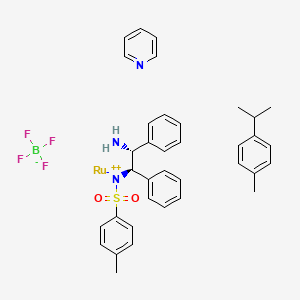 molecular formula C36H40BF4N3O2RuS B1511451 [((1R,2R)-2-Amino-1,2-diphenylethyl)(p-tosyl)amido](p-cymene)(pyridine)ruthenium(II) tetrafluoroborate, 97% 