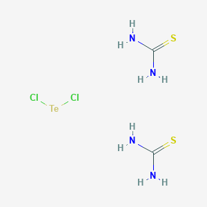 molecular formula C2H8Cl2N4S2Te B1511453 Chloro tellurohypochlorite;thiourea CAS No. 207737-98-2