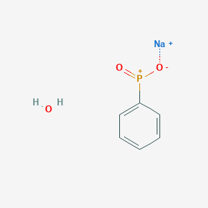molecular formula C6H7NaO3P+ B1511457 Phenylphosphinic acid sodium salt hydrate CAS No. 207605-43-4