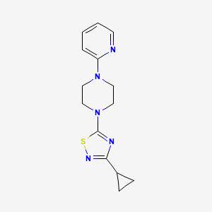 1-(3-Cyclopropyl-1,2,4-thiadiazol-5-yl)-4-(pyridin-2-yl)piperazine