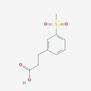 molecular formula C10H12O4S B1511467 3-(3-(Methylsulfonyl)phenyl)propanoic acid 