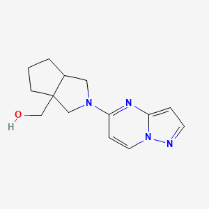 (2-{Pyrazolo[1,5-a]pyrimidin-5-yl}-octahydrocyclopenta[c]pyrrol-3a-yl)methanol