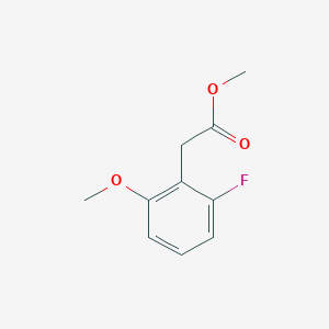 molecular formula C10H11FO3 B1511478 Methyl 2-(2-fluoro-6-methoxyphenyl)acetate CAS No. 1263379-06-1