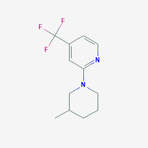 2-(3-Methylpiperidin-1-yl)-4-(trifluoromethyl)pyridine