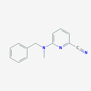 6-[Benzyl(methyl)amino]pyridine-2-carbonitrile