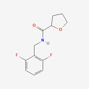 N-[(2,6-difluorophenyl)methyl]oxolane-2-carboxamide