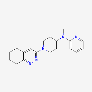 N-methyl-N-[1-(5,6,7,8-tetrahydrocinnolin-3-yl)piperidin-4-yl]pyridin-2-amine