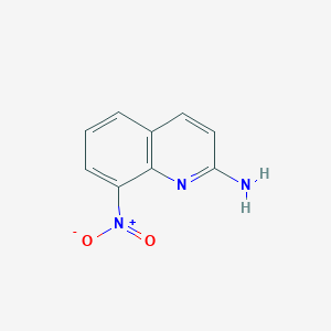 molecular formula C9H7N3O2 B1511489 8-Nitroquinolin-2-amine CAS No. 861581-93-3