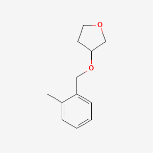 3-[(2-Methylphenyl)methoxy]oxolane