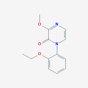 molecular formula C13H14N2O3 B15114905 1-(2-Ethoxyphenyl)-3-methoxy-1,2-dihydropyrazin-2-one 