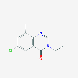 6-Chloro-3-ethyl-8-methyl-3,4-dihydroquinazolin-4-one