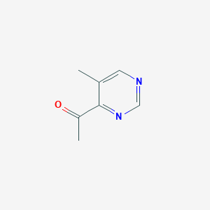 molecular formula C7H8N2O B1511495 1-(5-Methylpyrimidin-4-yl)ethanone CAS No. 932738-65-3