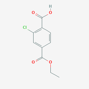 molecular formula C10H9ClO4 B1511496 2-Chloro-4-(ethoxycarbonyl)benzoic acid CAS No. 911314-33-5