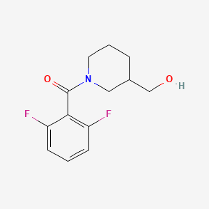 molecular formula C13H15F2NO2 B15114964 [1-(2,6-Difluorobenzoyl)piperidin-3-yl]methanol 