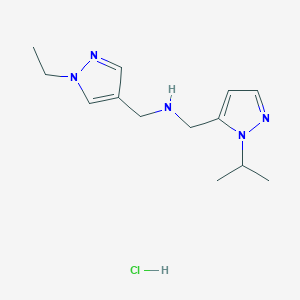 1-(1-Ethyl-1h-pyrazol-4-yl)-n-[(1-isopropyl-1h-pyrazol-5-yl)methyl]methanamine