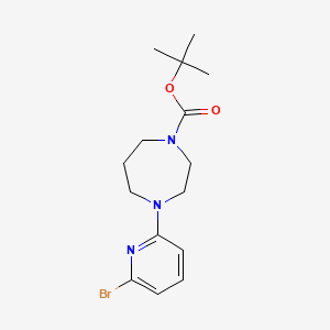 molecular formula C15H22BrN3O2 B1511497 tert-Butyl 4-(6-bromopyridin-2-yl)-1,4-diazepane-1-carboxylate CAS No. 1152093-60-1