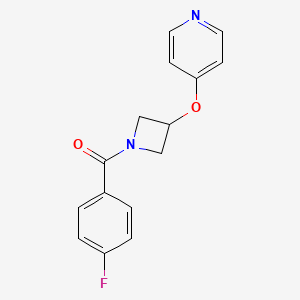 4-{[1-(4-Fluorobenzoyl)azetidin-3-yl]oxy}pyridine