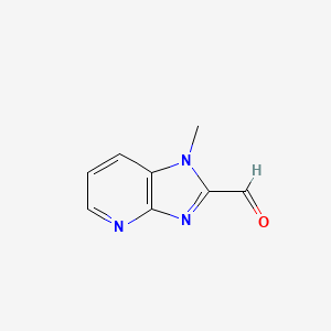 molecular formula C8H7N3O B1511499 1-methyl-1H-imidazo[4,5-b]pyridine-2-carbaldehyde CAS No. 57806-04-9