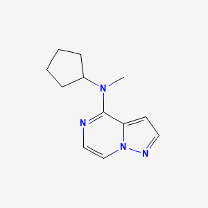 N-cyclopentyl-N-methylpyrazolo[1,5-a]pyrazin-4-amine