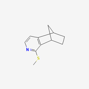 molecular formula C11H13NS B1511502 1-(Methylthio)-5,6,7,8-tetrahydro-5,8-methanoisoquinoline CAS No. 145041-54-9