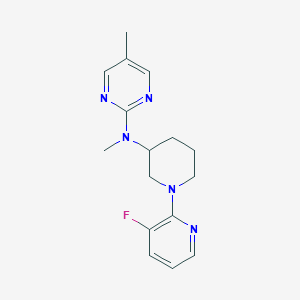 N-[1-(3-fluoropyridin-2-yl)piperidin-3-yl]-N,5-dimethylpyrimidin-2-amine