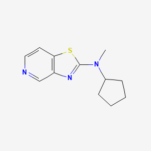 N-cyclopentyl-N-methyl-[1,3]thiazolo[4,5-c]pyridin-2-amine