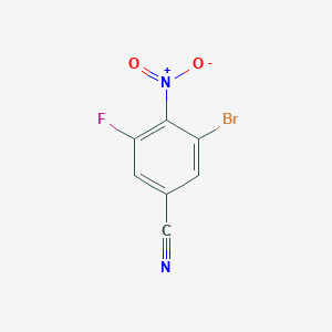 molecular formula C7H2BrFN2O2 B1511507 3-Bromo-5-fluoro-4-nitrobenzonitrile CAS No. 1310918-28-5