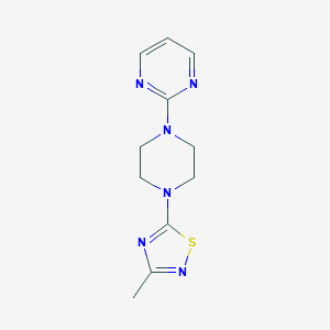 2-[4-(3-Methyl-1,2,4-thiadiazol-5-yl)piperazin-1-yl]pyrimidine