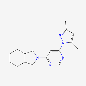 2-[6-(3,5-dimethyl-1H-pyrazol-1-yl)pyrimidin-4-yl]-octahydro-1H-isoindole