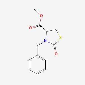 molecular formula C12H13NO3S B1511511 (R)-Methyl 3-benzyl-2-oxothiazolidine-4-carboxylate CAS No. 211360-98-4