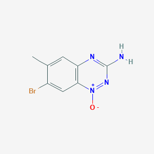 molecular formula C8H7BrN4O B1511512 3-Amino-7-bromo-6-methylbenzo[e][1,2,4]triazine1-oxide CAS No. 929194-27-4