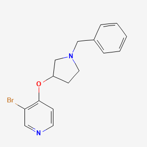 4-[(1-Benzylpyrrolidin-3-yl)oxy]-3-bromopyridine