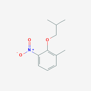 molecular formula C11H15NO3 B1511518 2-Isobutoxy-3-nitrotoluene CAS No. 1375068-70-4