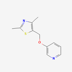 3-[(2,4-Dimethyl-1,3-thiazol-5-yl)methoxy]pyridine