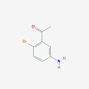 molecular formula C8H8BrNO B1511522 1-(5-氨基-2-溴苯基)乙酮 CAS No. 149914-98-7