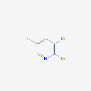 molecular formula C5H2Br2IN B1511526 2,3-Dibromo-5-iodopyridine CAS No. 923957-52-2