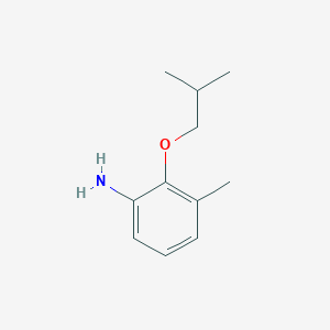 molecular formula C11H17NO B1511527 2-Isobutoxy-3-methylaniline CAS No. 1375069-03-6