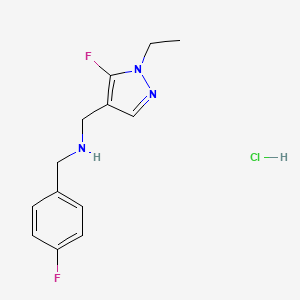 1-(1-ethyl-5-fluoro-1H-pyrazol-4-yl)-N-(4-fluorobenzyl)methanamine