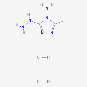 3-hydrazino-5-methyl-4{H}-1,2,4-triazol-4-amine