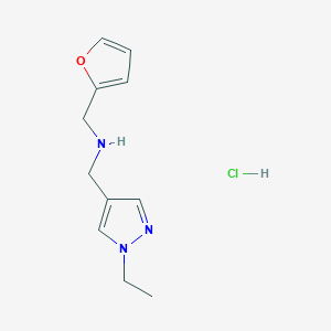 1-(1-ethyl-1H-pyrazol-4-yl)-N-(2-furylmethyl)methanamine