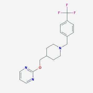 2-[(1-{[4-(Trifluoromethyl)phenyl]methyl}piperidin-4-yl)methoxy]pyrimidine