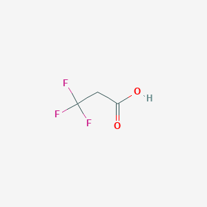 molecular formula C3H3F3O2 B151156 3,3,3-三氟丙酸 CAS No. 2516-99-6