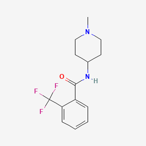 N-(1-methylpiperidin-4-yl)-2-(trifluoromethyl)benzamide