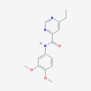 N-(3,4-dimethoxyphenyl)-6-ethylpyrimidine-4-carboxamide