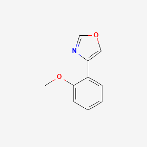 molecular formula C10H9NO2 B1511566 4-(2-Methoxyphenyl)oxazole CAS No. 1126636-29-0