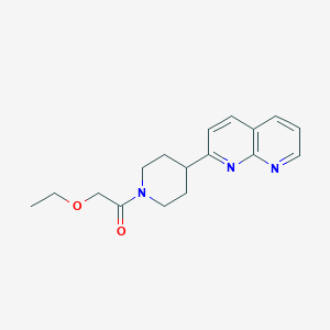 2-Ethoxy-1-[4-(1,8-naphthyridin-2-yl)piperidin-1-yl]ethan-1-one