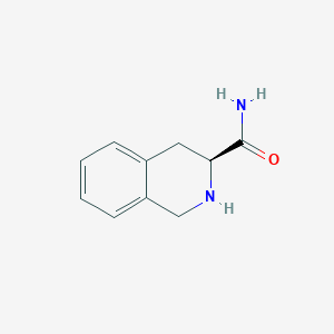 molecular formula C10H12N2O B151157 (S)-1,2,3,4-四氢异喹啉-3-甲酰胺 CAS No. 134732-98-2