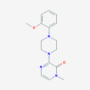 molecular formula C16H20N4O2 B15115701 3-[4-(2-Methoxyphenyl)piperazin-1-yl]-1-methyl-1,2-dihydropyrazin-2-one 