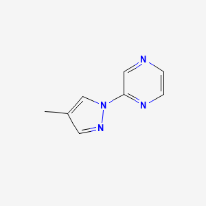 2-(4-Methyl-1h-pyrazol-1-yl)pyrazine