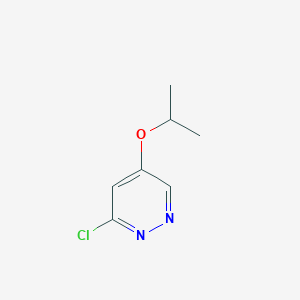 molecular formula C7H9ClN2O B1511572 3-Chloro-5-isopropoxypyridazine CAS No. 1346698-31-4